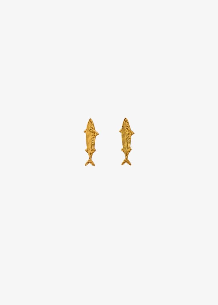 Secondary product image for "Earring Mackerel Gold"