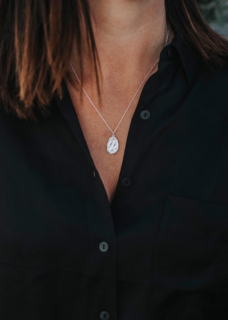 Secondary product image for "Halsband Ostron Silver"
