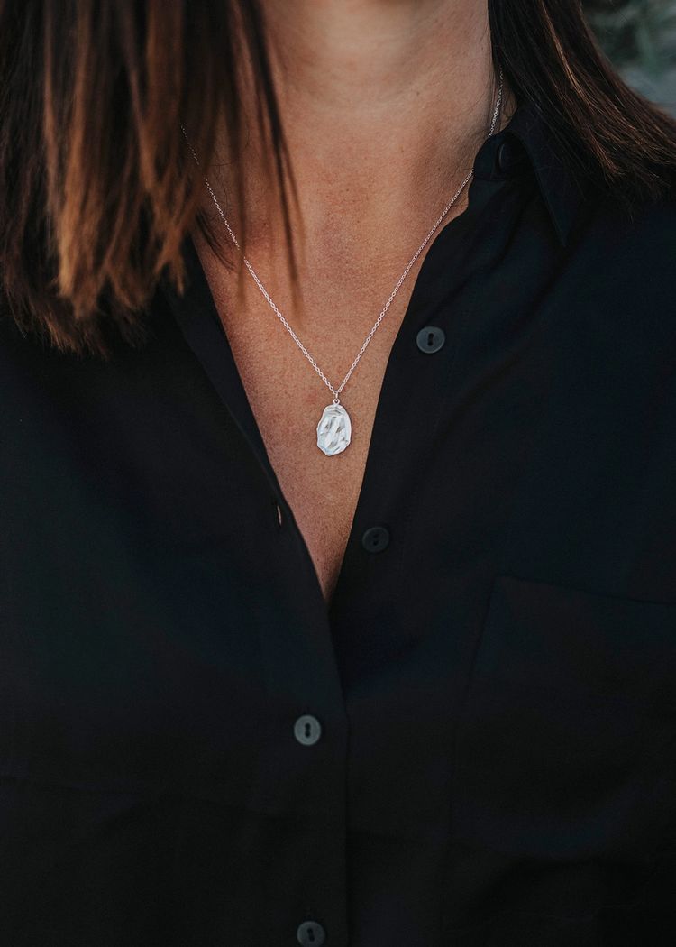 Secondary product image for "Halsband Ostron Silver"