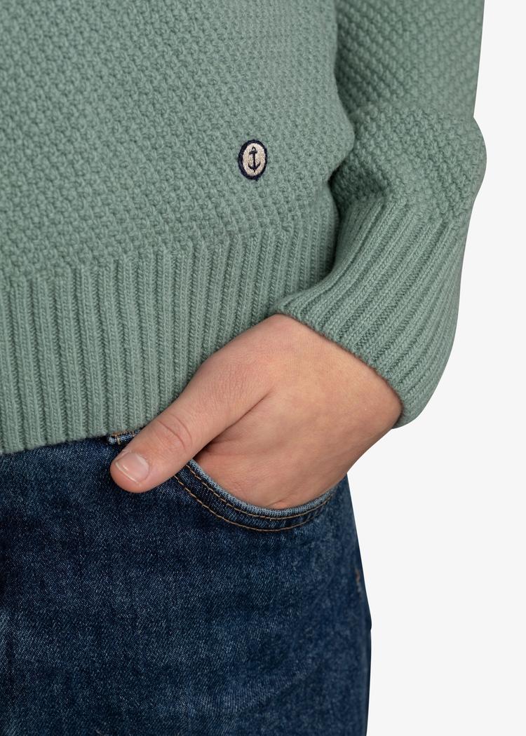 Secondary product image for "Max Stickad Tröja Granit Grön"