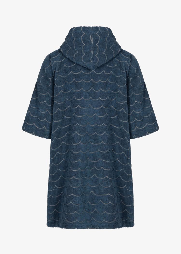 Secondary product image for "Terry Poncho Wave Petrol Long Sleeve"