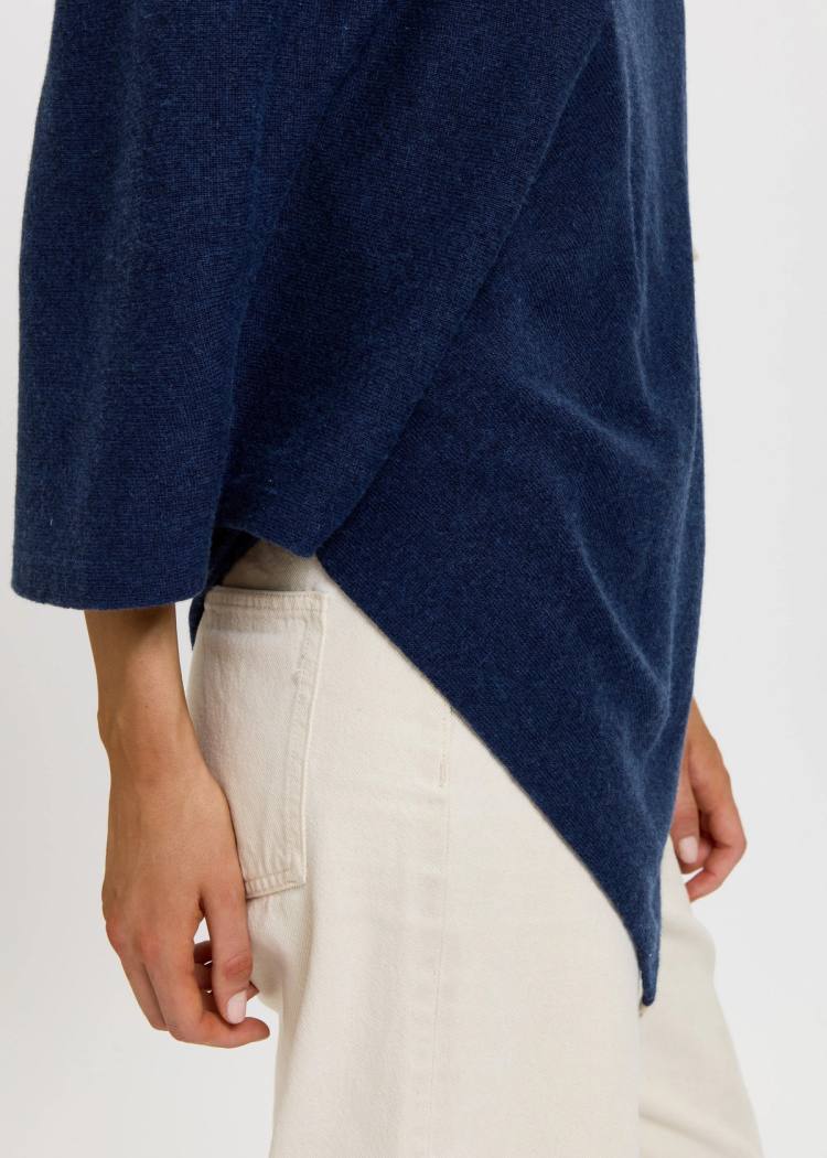 Secondary product image for "Kari Poncho Navy Sand"