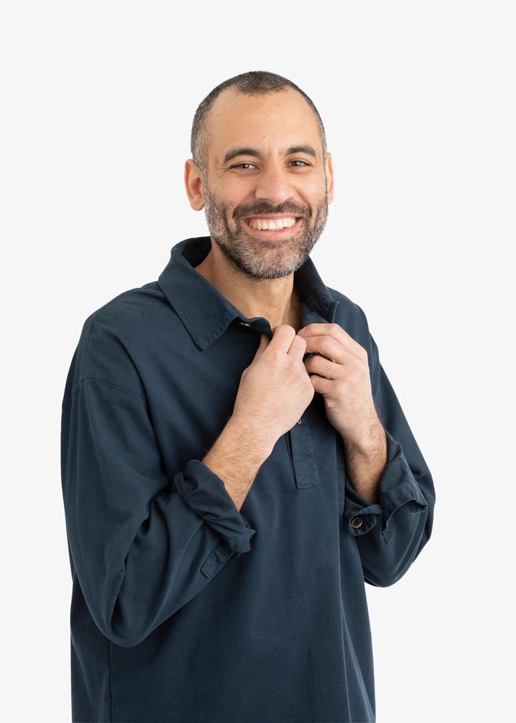 Secondary product image for "Fishermen's Shirt Navy"