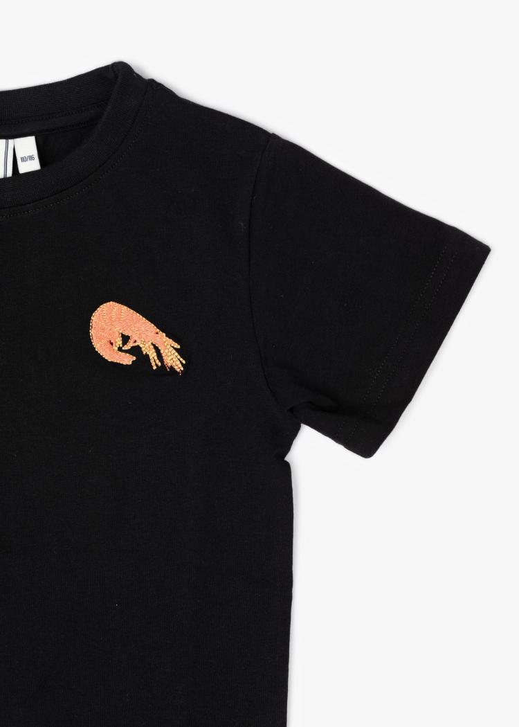 Secondary product image for "T-shirt Räka Svart"