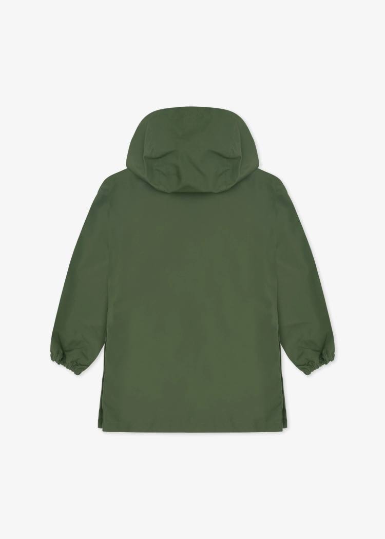 Secondary product image for "GBG Regnponcho Khaki Grön Barn"