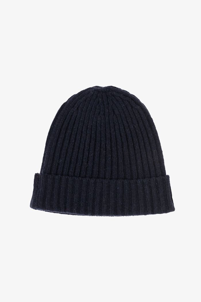 Secondary product image for "Knitted Beanie Navy"