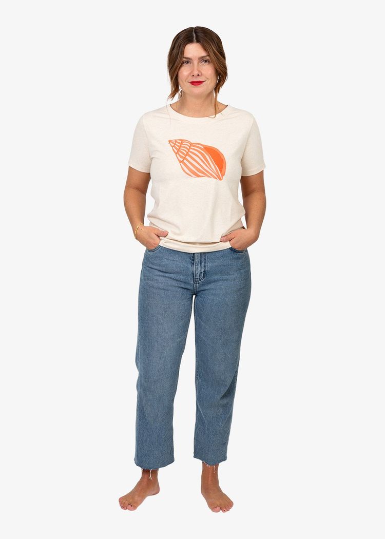 Secondary product image for "Mil T-shirt Snäcka Off-white"