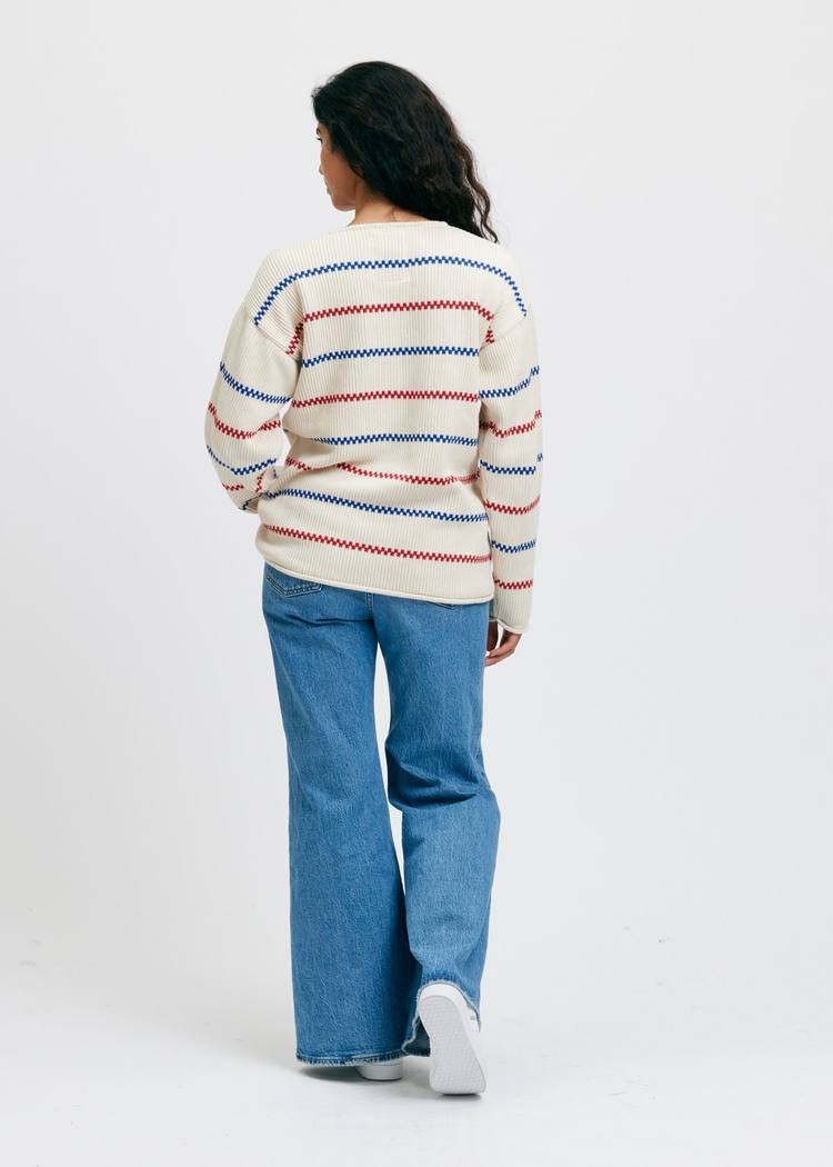 Secondary product image for "Käringö Knitted Sweater Off-white"