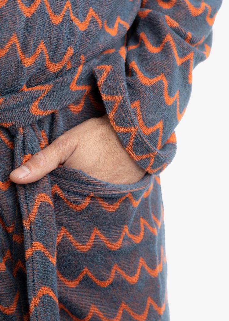 Secondary product image for "Bathrobe Wave Petrol"