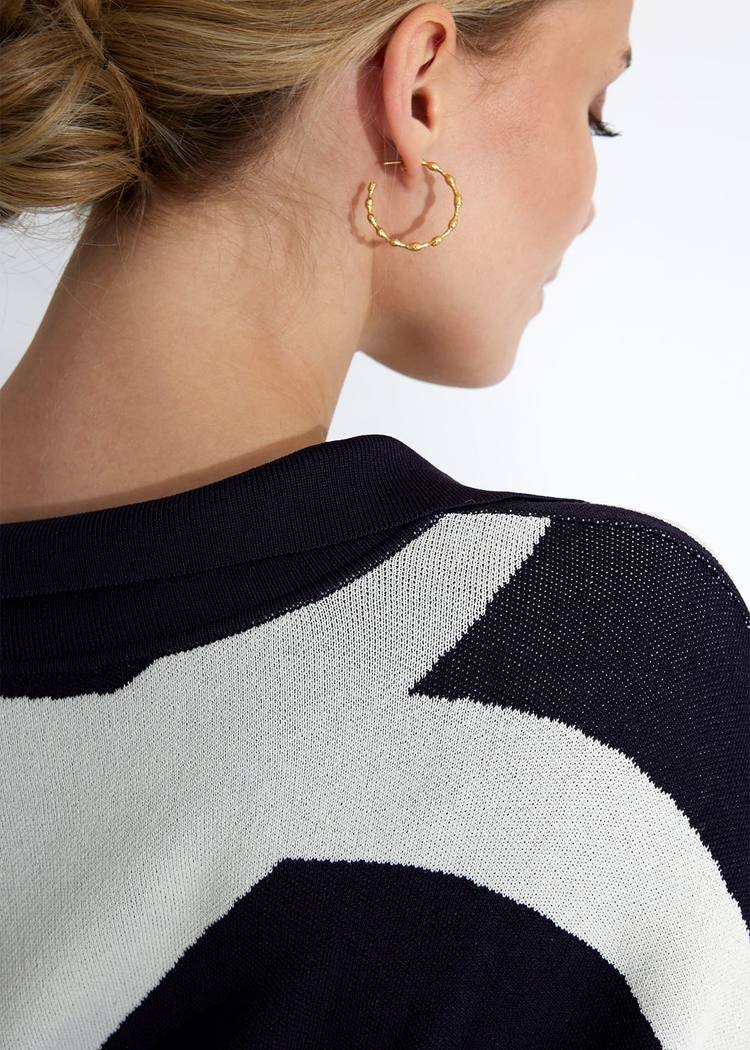 Secondary product image for "Tång Örhänge 30 mm Guld"