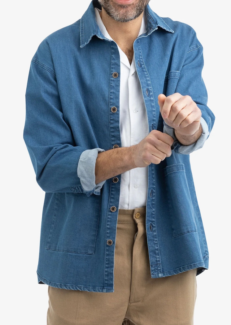 Secondary product image for "Three Pocket Skjorta Jeans"