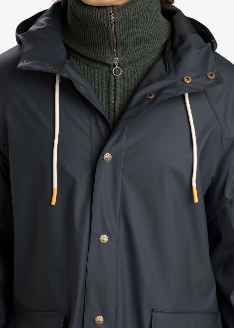 Secondary product image for "Storm Rain Jacket Navy"