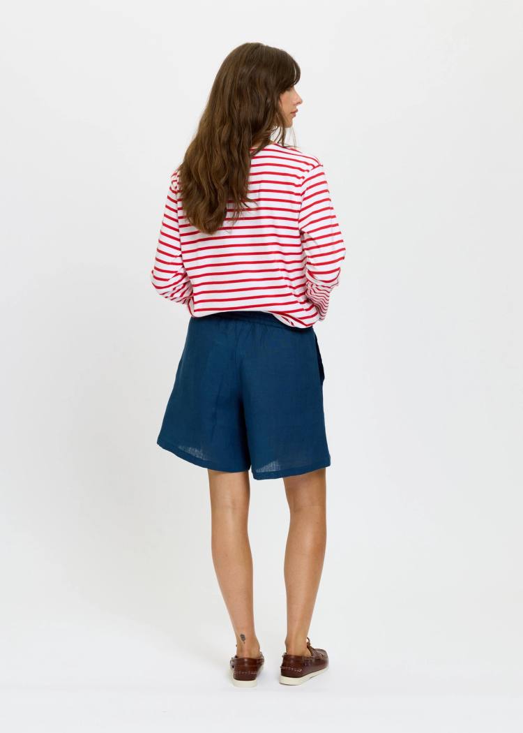 Secondary product image for "Vida Shorts Linne Marinblå"
