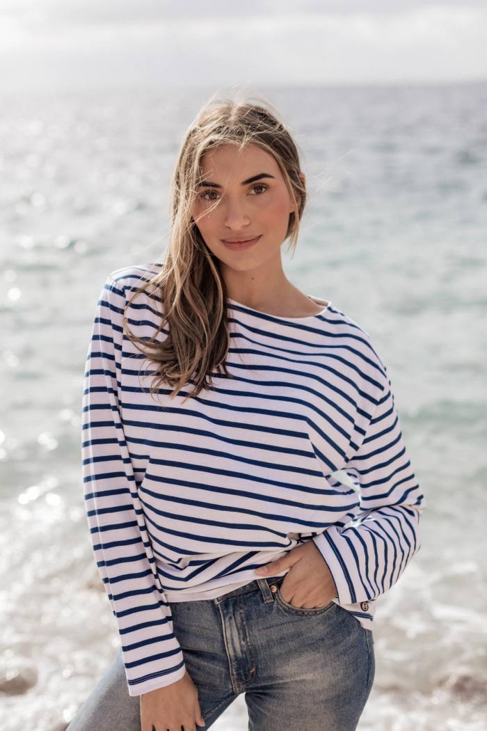 Secondary product image for "Marin Rand Vit Blå"