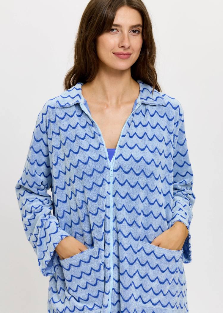 Secondary product image for "Badrock Archipelago Blå/Navy Våg"