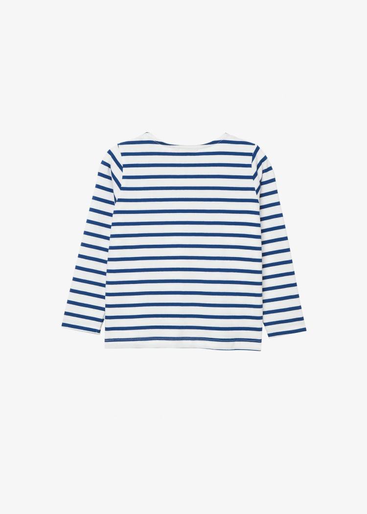 Secondary product image for "Marine Stripe White Blue Child"