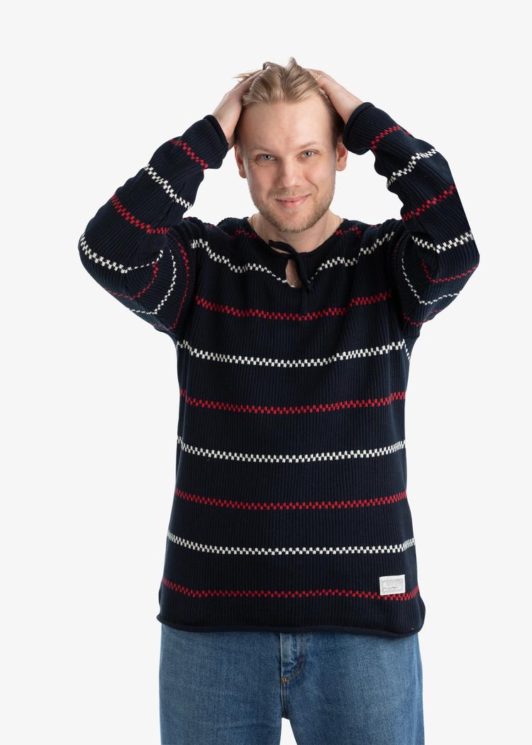 Secondary product image for "Käringötröja Stickad Marinblå"