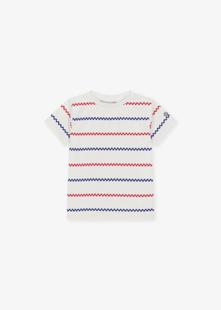 Secondary product image for "T-shirt Kids Käringön Stripe Offwhite"