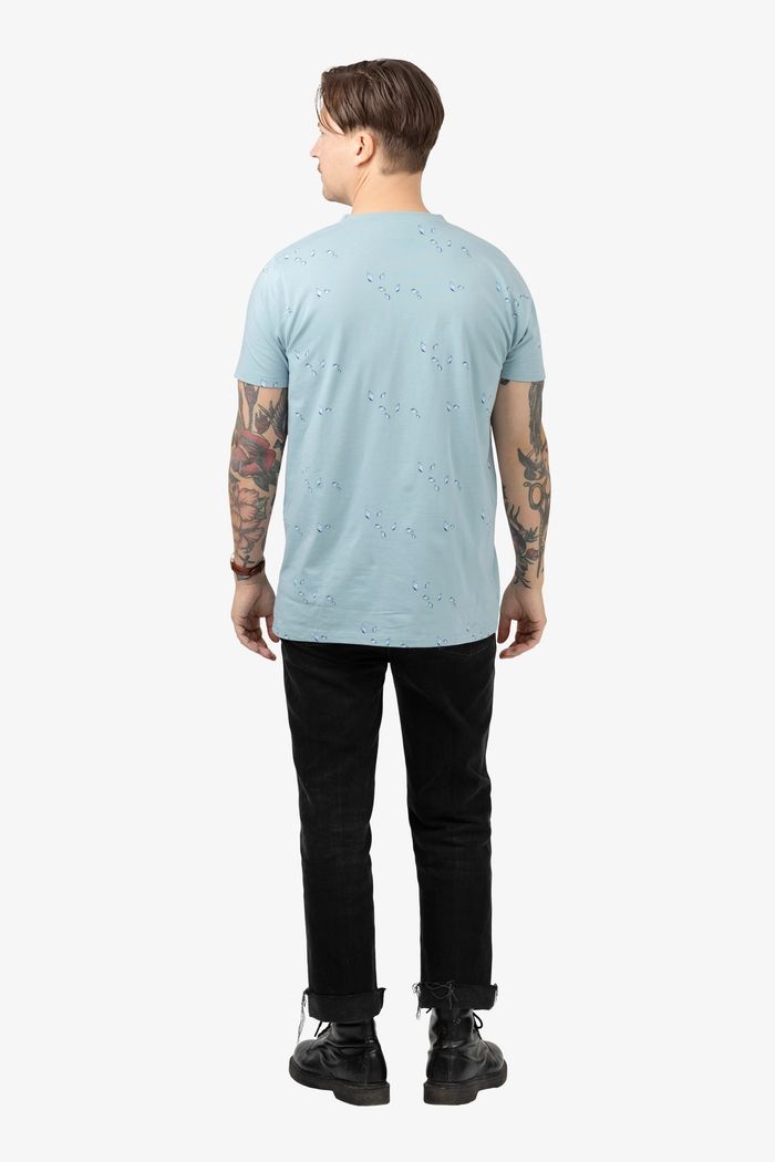 Secondary product image for "T-shirt Mini Snäcka Granitblå"