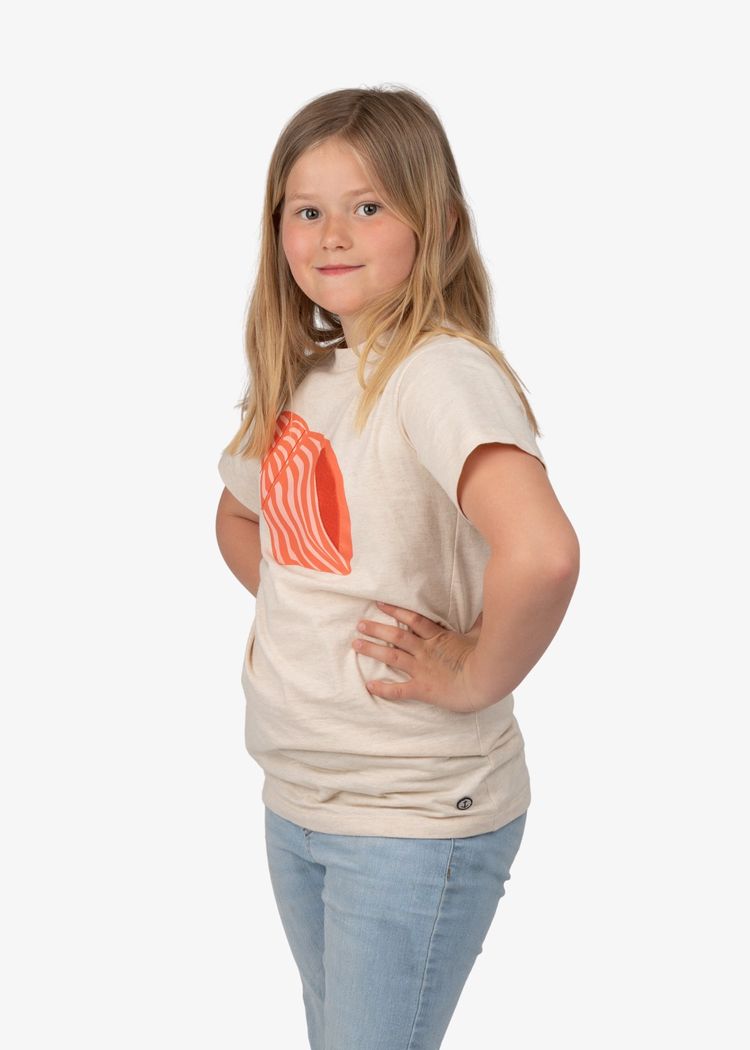 Secondary product image for "T-shirt Barn Snäcka Off-white"