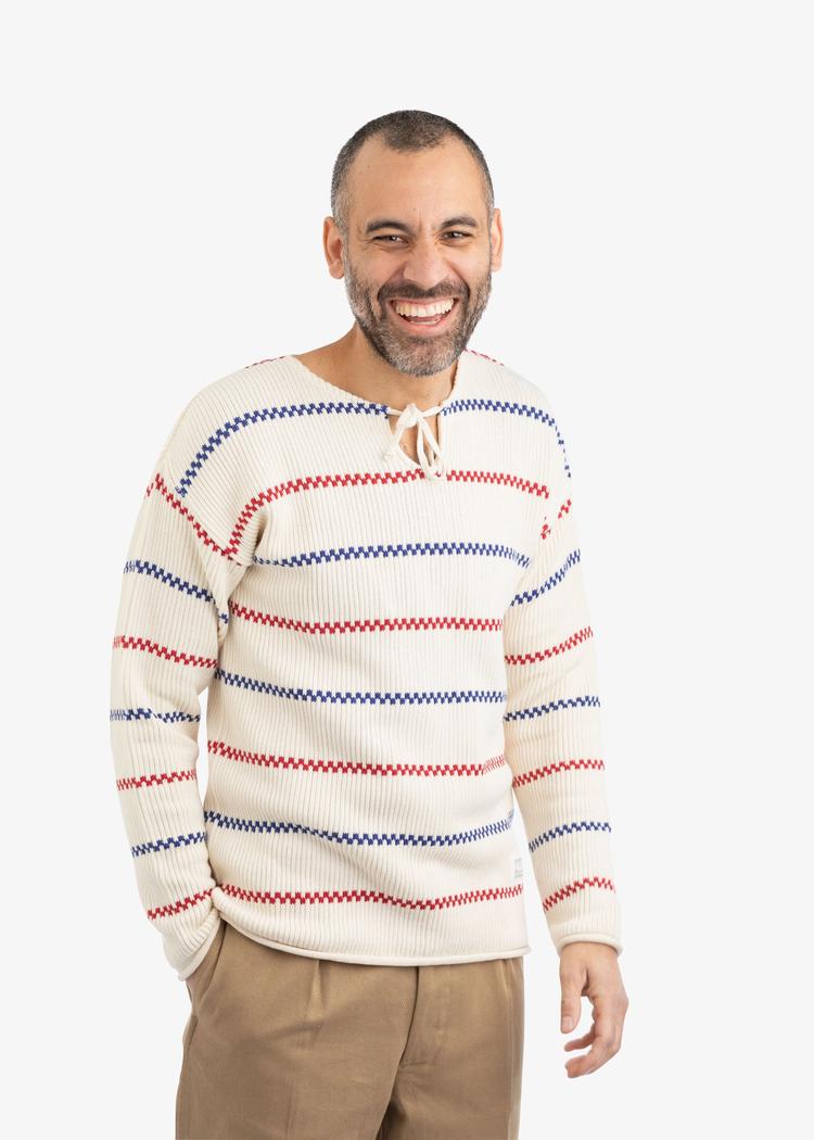 Secondary product image for "Käringö Knitted Sweater Off-white"