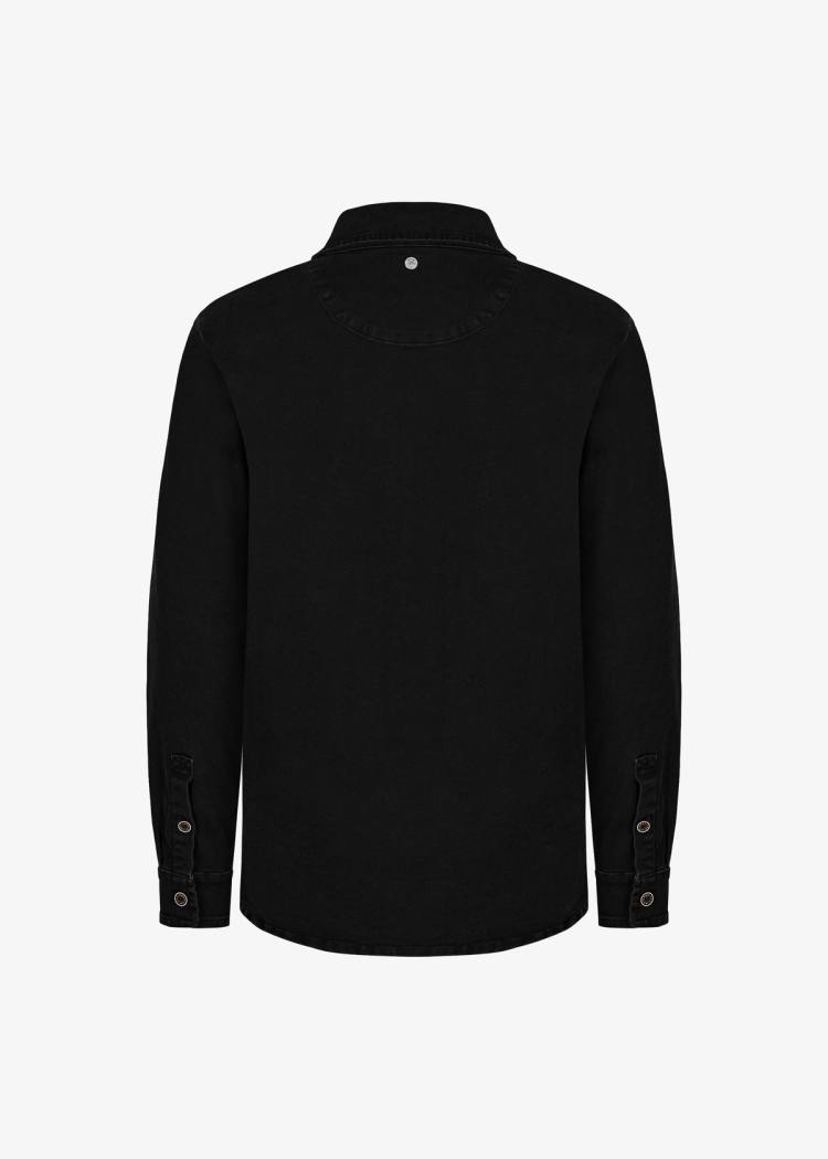 Secondary product image for "Three Pocket Skjorta Tvättad Svart"