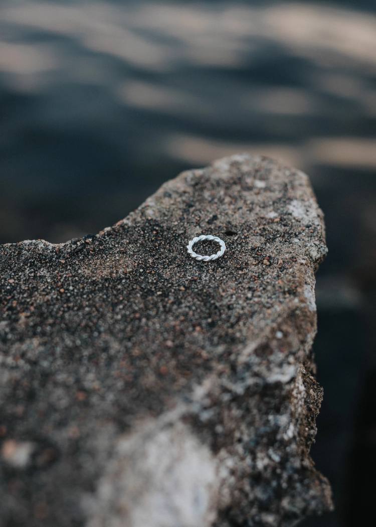 Secondary product image for "Ring Twisted Silver"