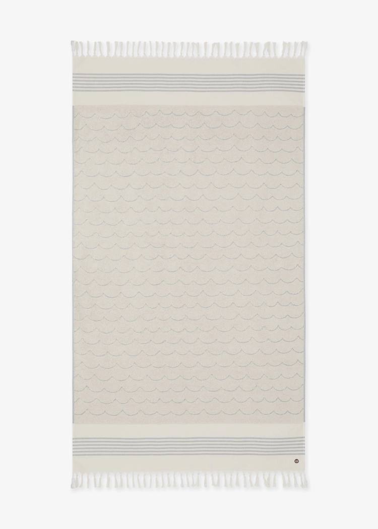 Secondary product image for "Beach Towel Wave Ecru"