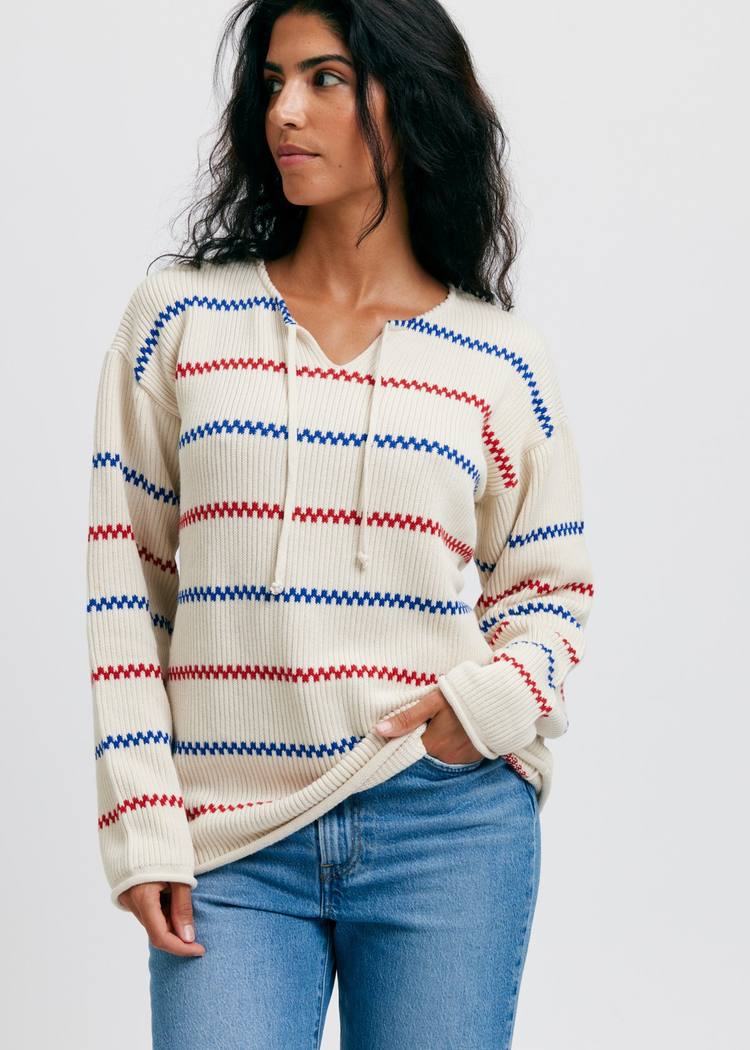 Secondary product image for "Käringö Knitted Sweater Off-white"