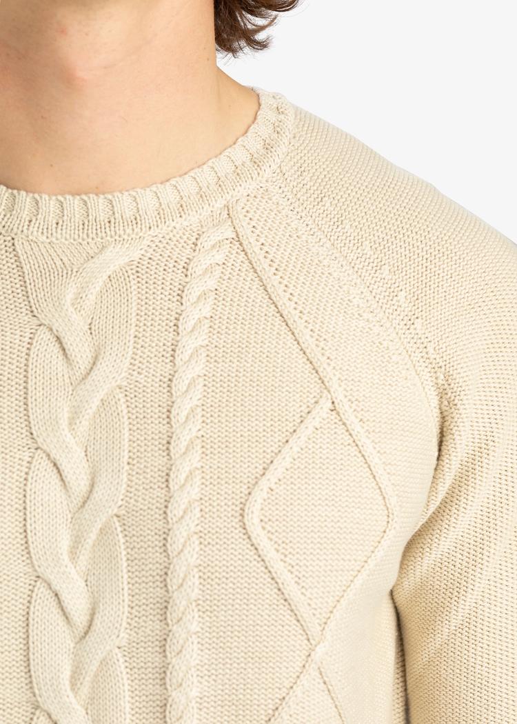 Secondary product image for "Måseskär Stickad Tröja Offwhite"