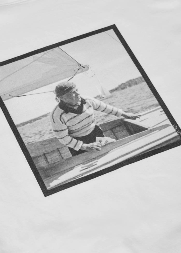 Secondary product image for "T-shirt Evert Seglar Vit"