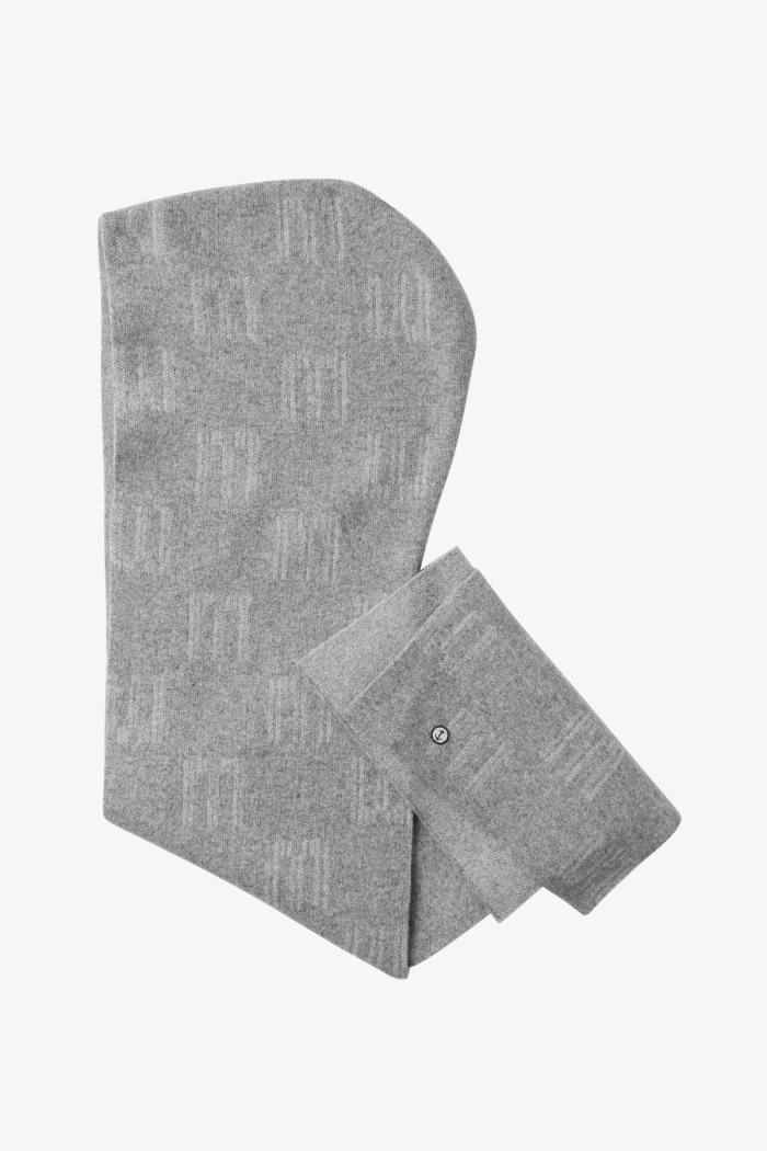 Secondary product image for "EM Scarf Hood Greymelange"