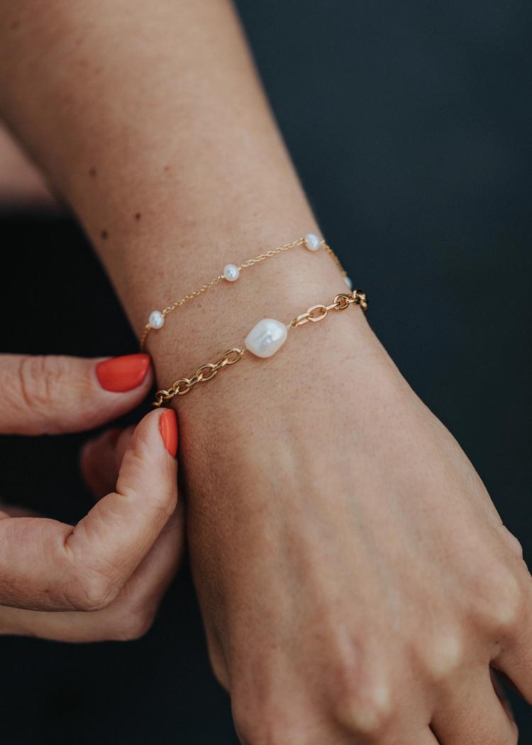 Secondary product image for "Bracelet Caviar Gold"