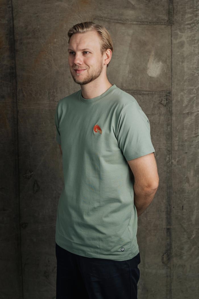 Secondary product image for "T-shirt Räka Grön"