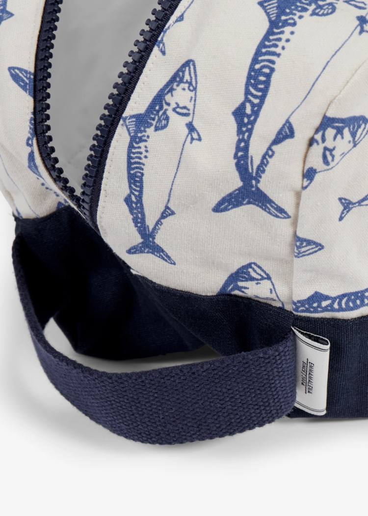 Secondary product image for "Toiletry bag Mackerel Vintage Large"