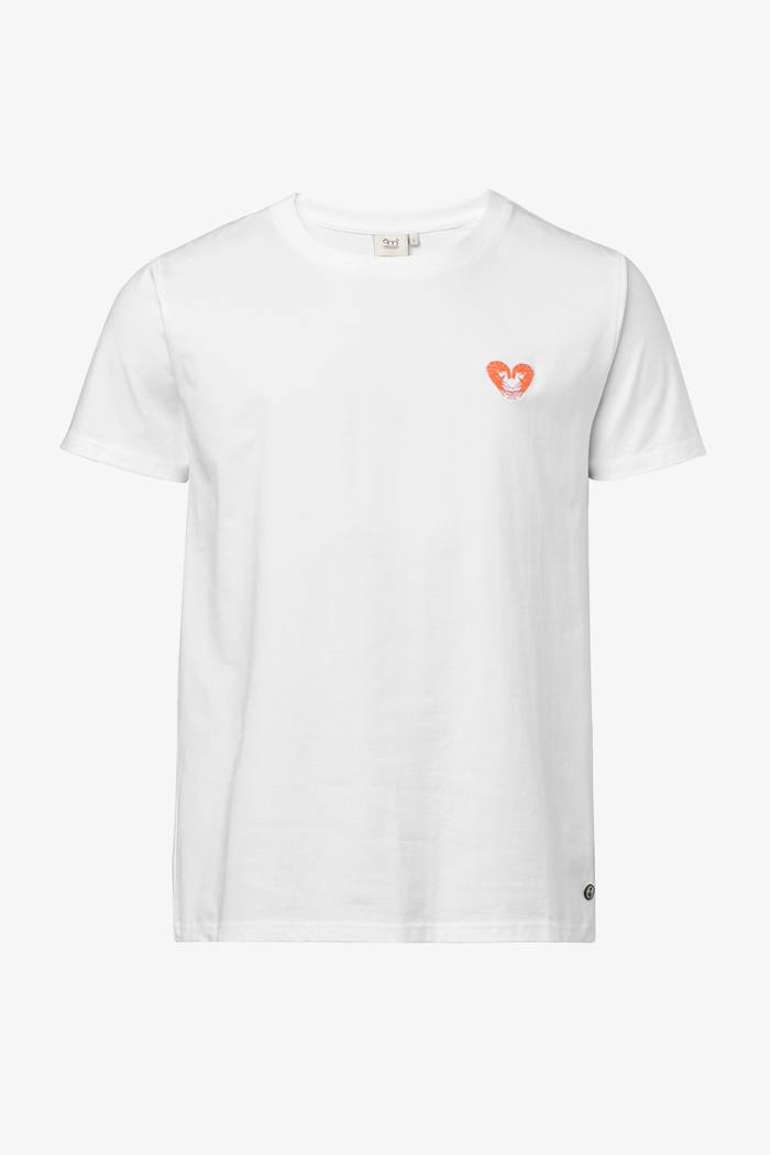 Secondary product image for "T-shirt Räkhjärta Vit"