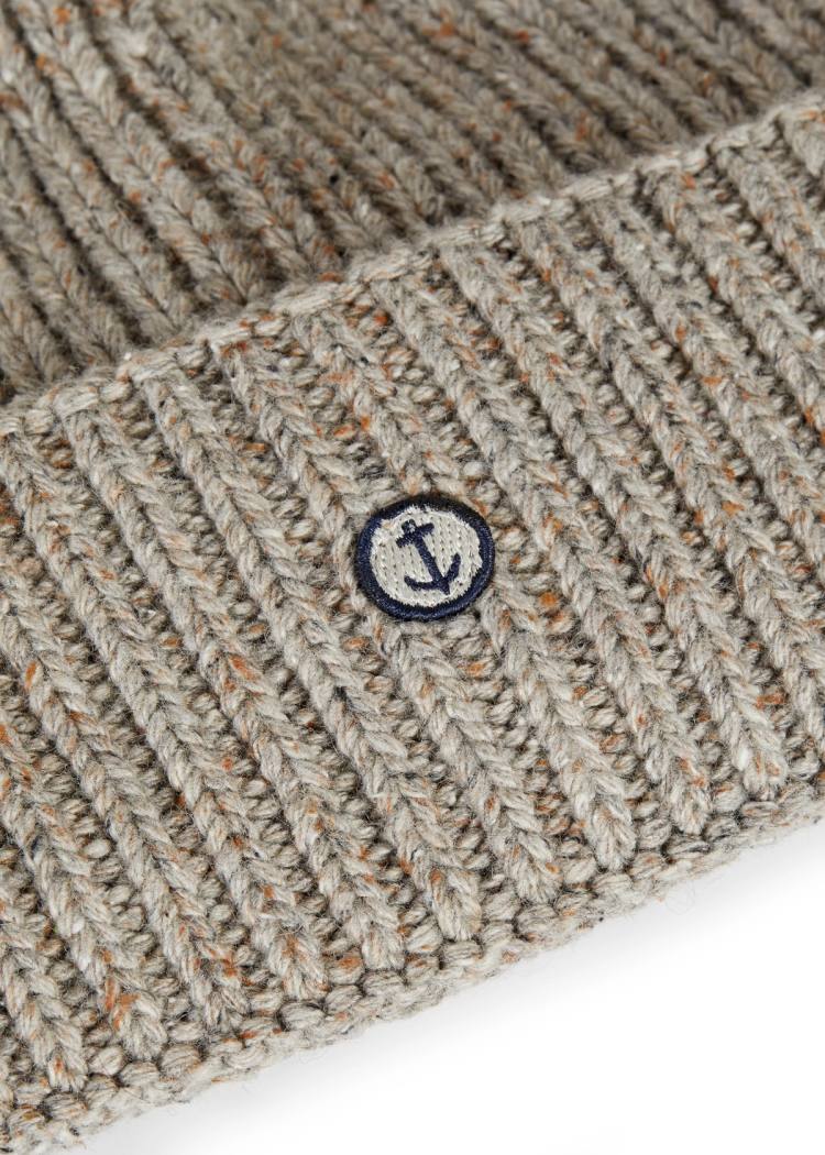 Secondary product image for "Knitted Beanie Sand"