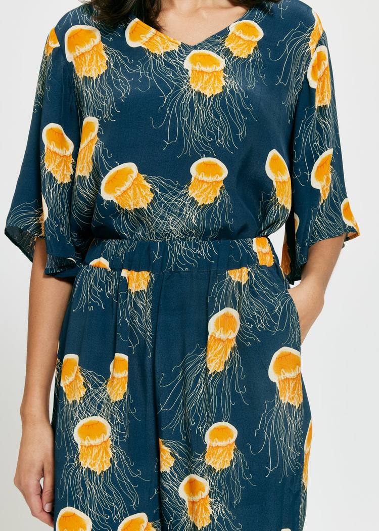 Secondary product image for "Alex Trousers Jellyfish Navy"