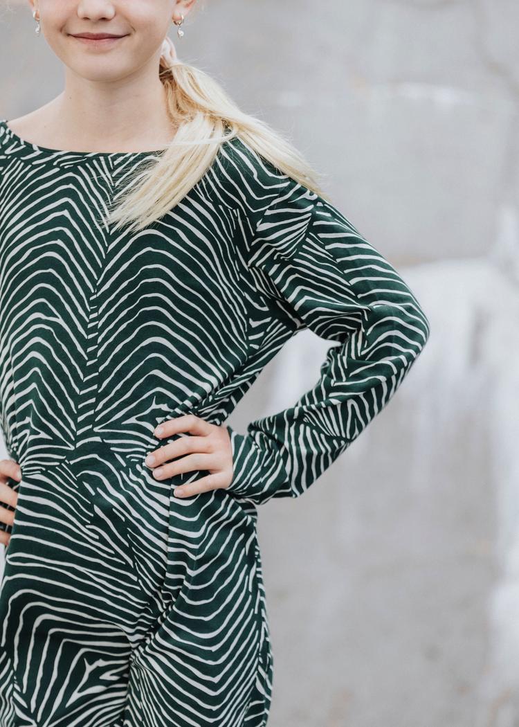 Secondary product image for "Surrie Dress Kids Salmon Green"