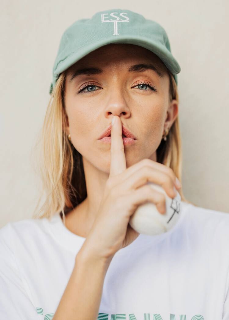 Secondary product image for "ESS Tennis Cap Clay Court Green"