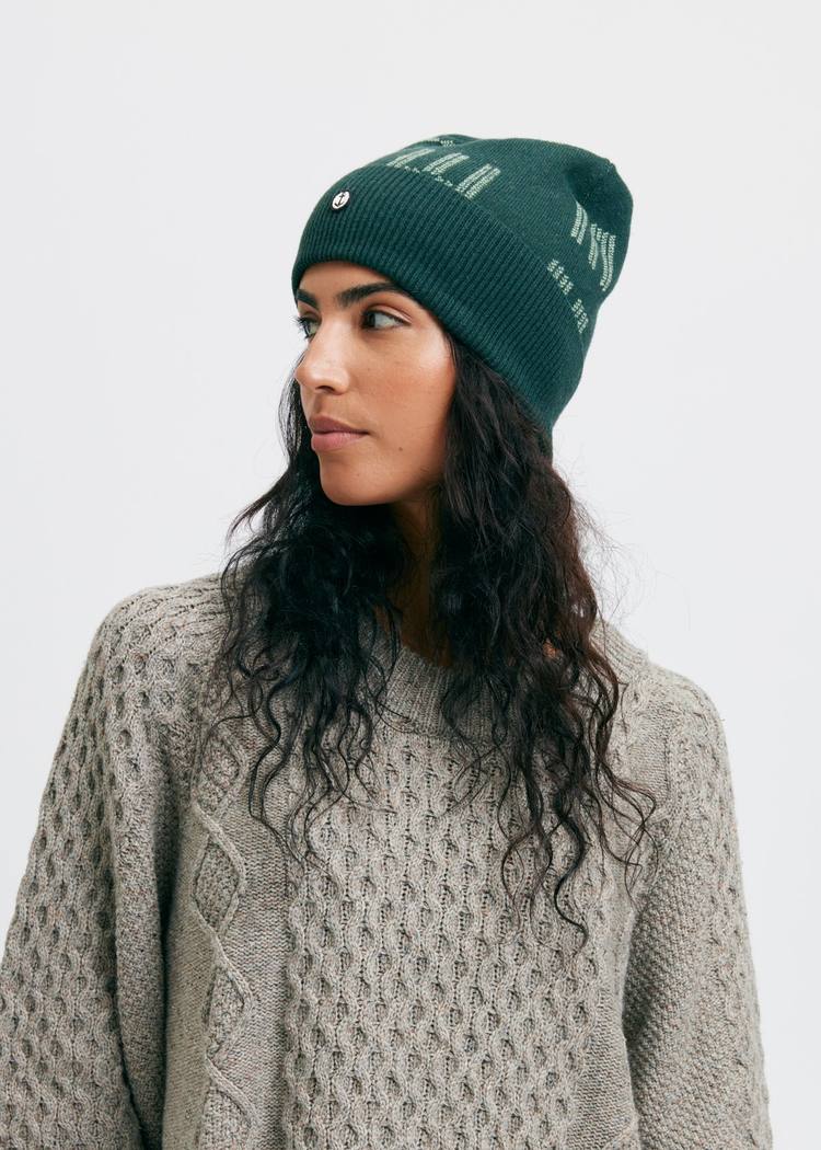 Secondary product image for "EM Knitted Beanie Green"
