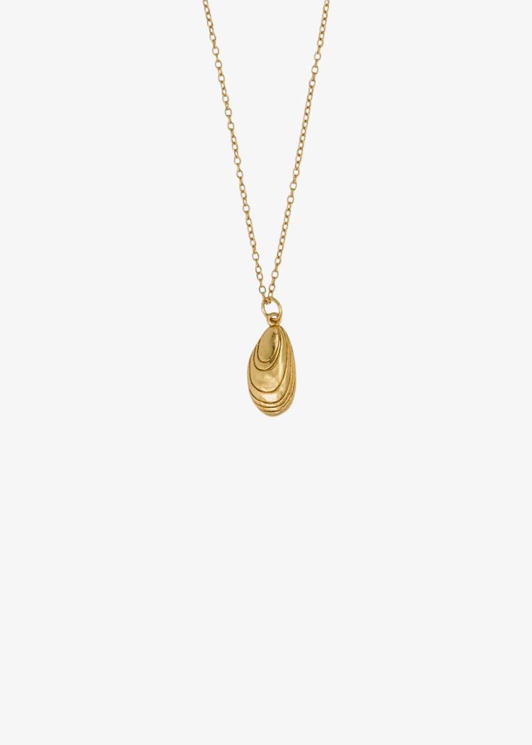 Secondary product image for "Halsband Blåmussla Guld"