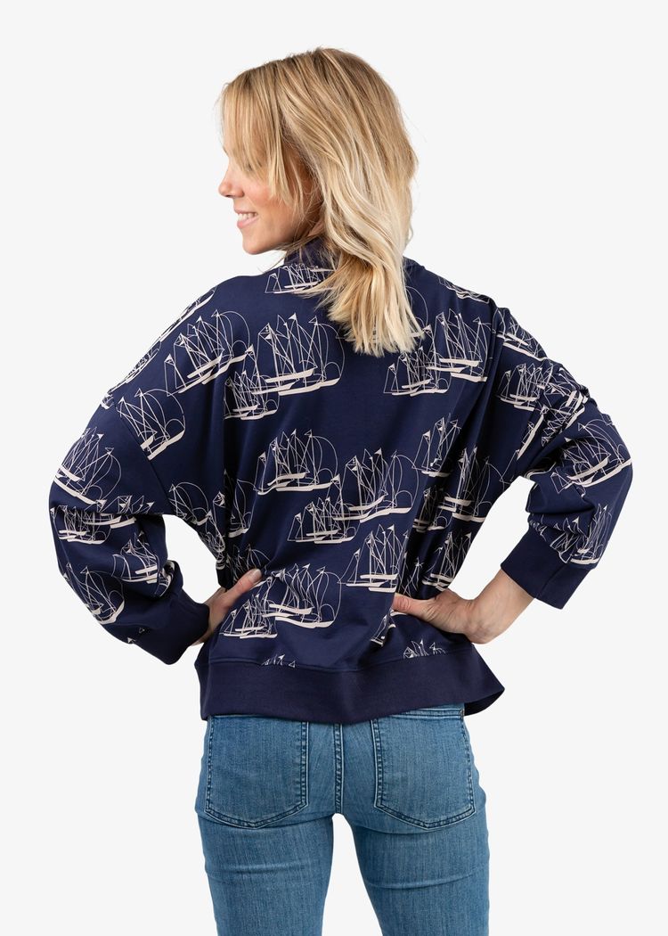 Secondary product image for "Wilma Sweater Linjespel"