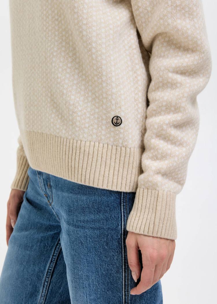 Secondary product image for "Olga Stickad Beige"