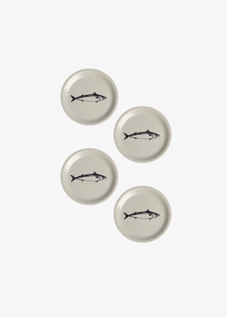 Secondary product image for "Glasunderlägg Makrillen"