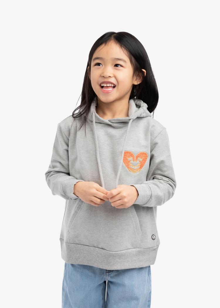 Secondary product image for "Joo Hood Kids Grey Melange"