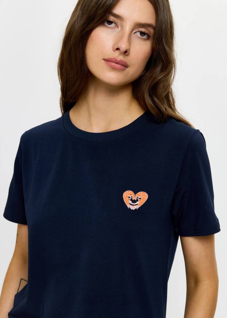 Secondary product image for "T-shirt Räkhjärta Navy"