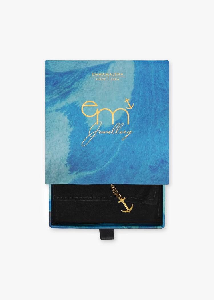 Secondary product image for "Necklace Anchor Gold"