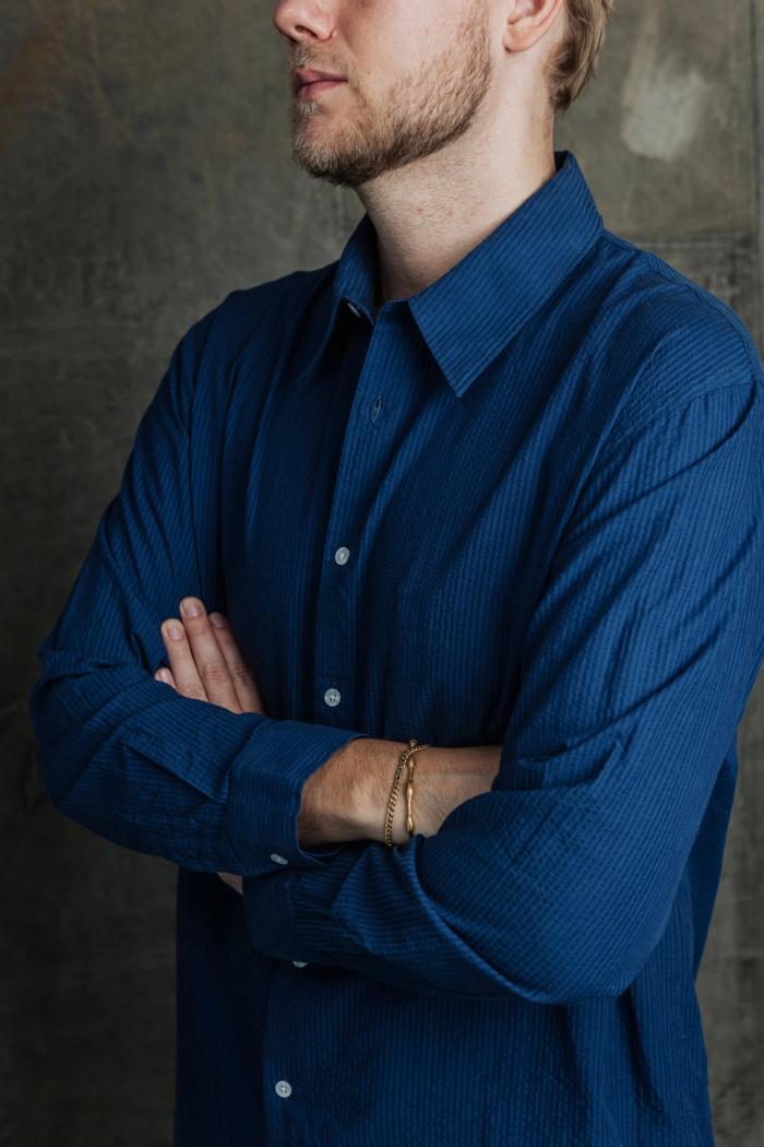 Secondary product image for "Osborn Shirt Indigo"