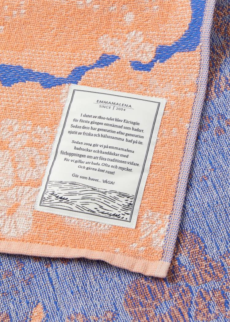 Secondary product image for "Guest Towel Sockertång Peach"
